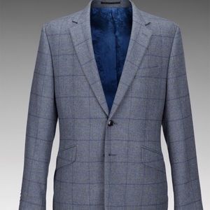 DUCHAMP WOOL SQUARED PURPLE SPORTS JACKET NWOT